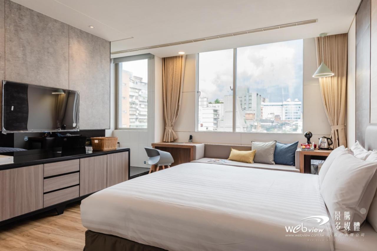 玩行旅台北館 Hotel Тайпей Екстериор снимка